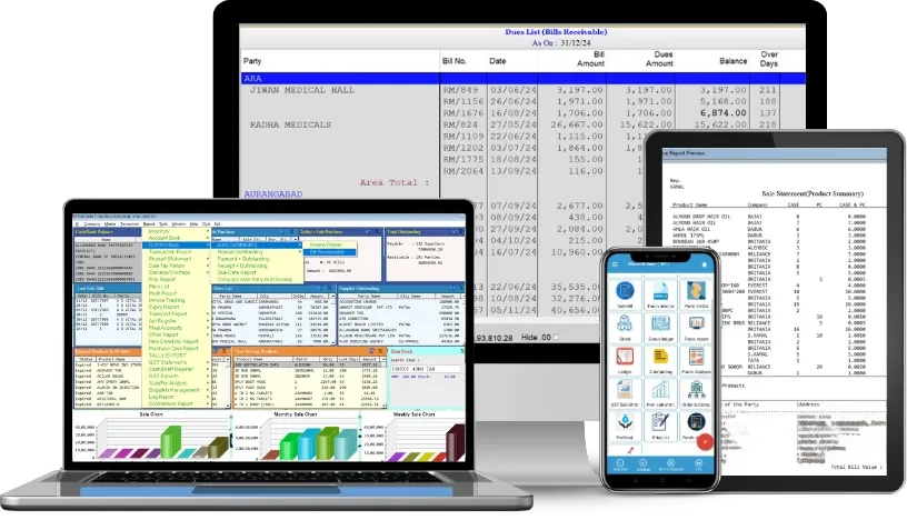 ValueSoft running on a desktop computer